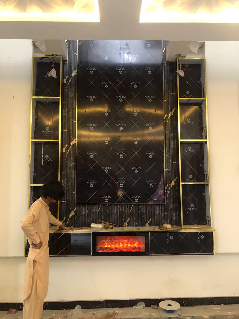 Electric fireplace 2