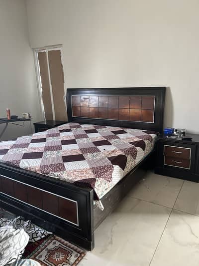 Walnut Wood Bed