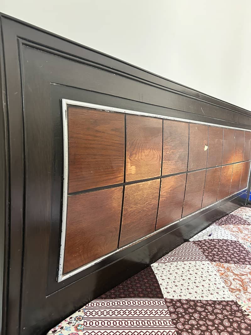 Walnut Wood Bed 3
