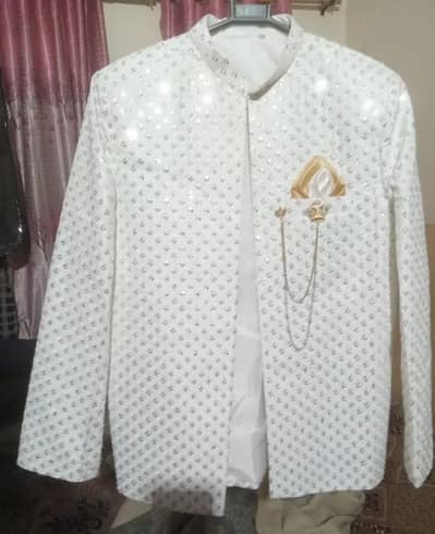 prince coat with shalwar kamiz