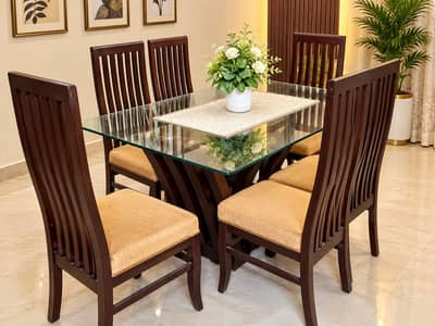 dining table with 6 chairs