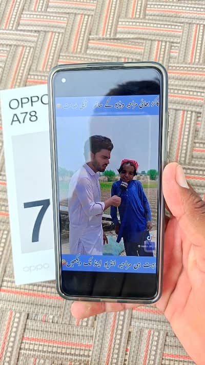 oppo A78 8GB 256 GB PTA approve