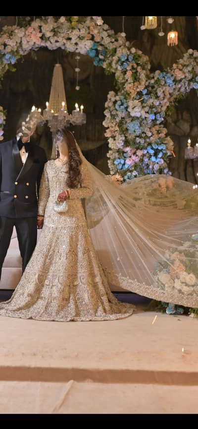 Bridal Dress Maxi with long veil