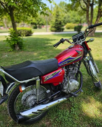 Honda CG 125 2016 for sale punjab number