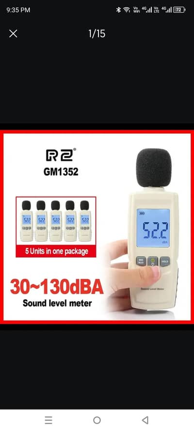 GM1352 sports Sound level meters Decibel meter logger Noise
