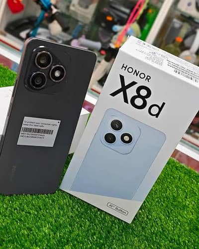 Honor x8d 16gb ram 256gb 7500mahbattery snapdragon 6s 4g gen2 procesor