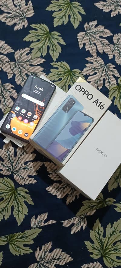 4/64 oppo a16 official pta space silver colour type c best phone 4/64