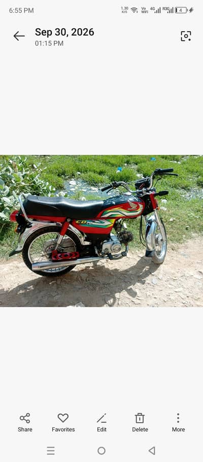 2022 model Honda 70cd sticker 23 ka h