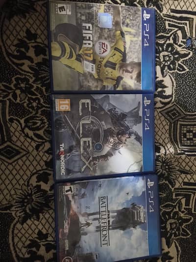 3 original dvds of PS4 and ps5