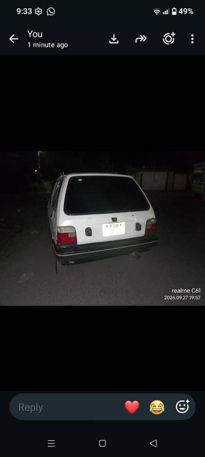 Suzuki Mehran VXR 1994 number 03135497152