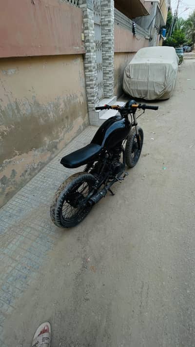 125 convert cafe racer all ok bike