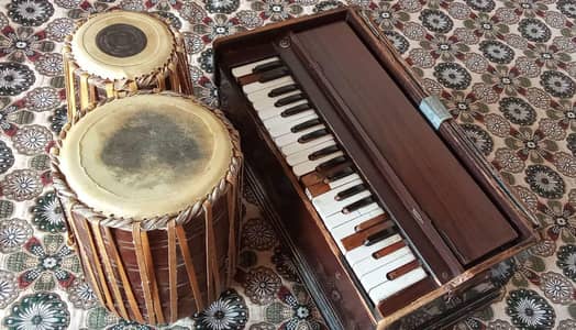 German harmonium + tabla set