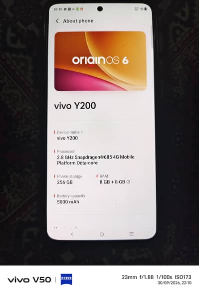 Vivo Y200 8/256gb