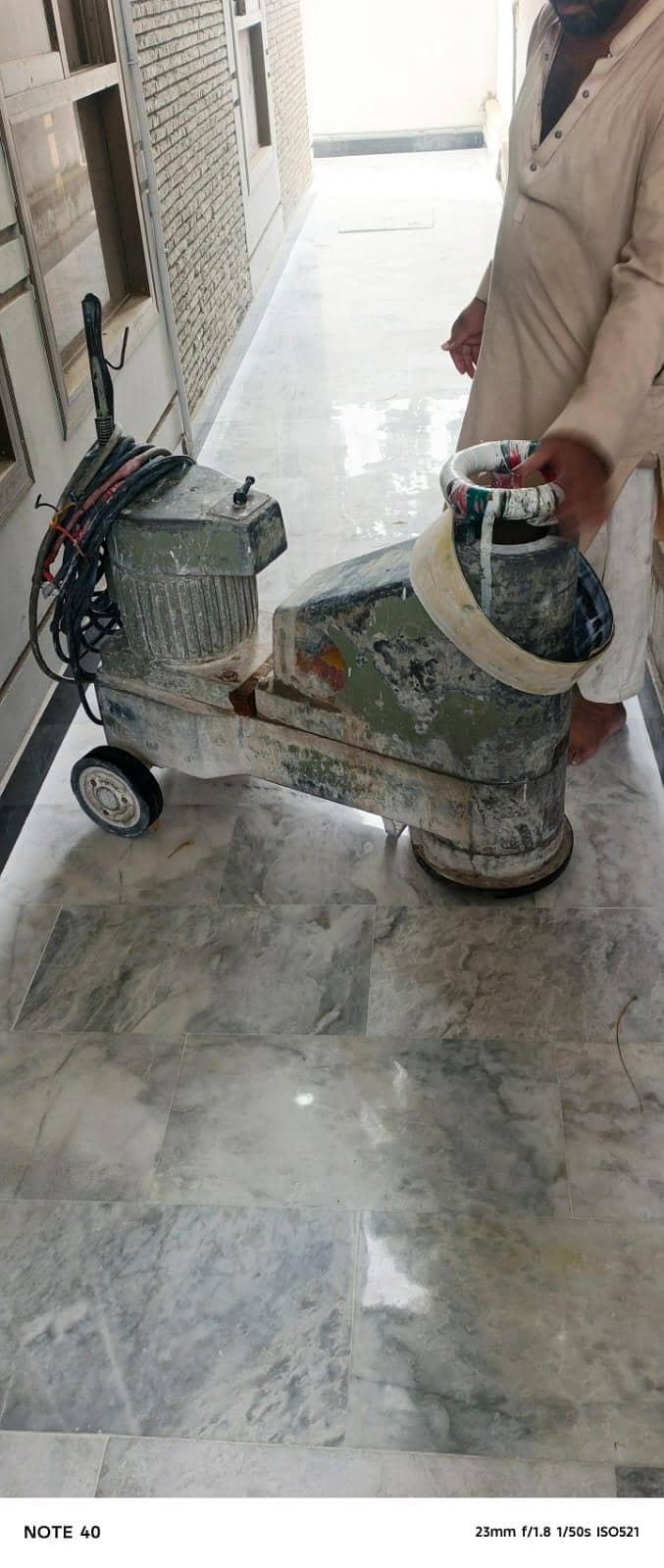 Marble polish machine three phase 1
