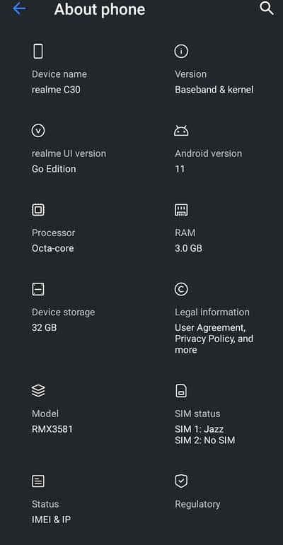 Realme C30