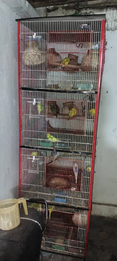 4 portion big cage.  tower ha.   bilkul ok ha Kahi sa toota wa nhi ha