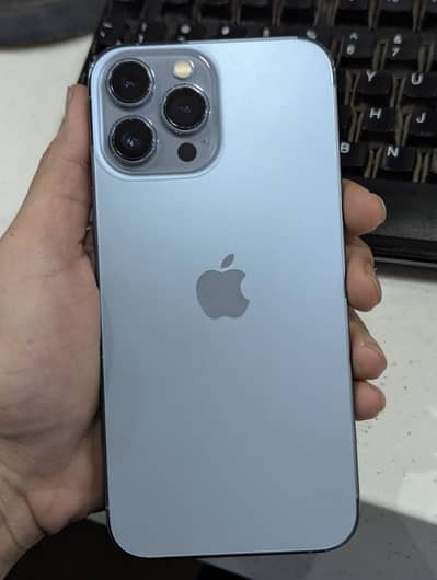 iPhone 13 Pro Max 256GB PTA Approved | Sierra Blue | 10/10 | 76% BH