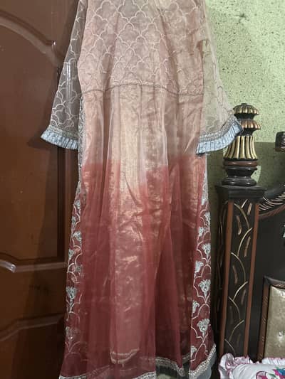 1 maxi large size shrara with frock medium size 1 2 time use R/S 3000