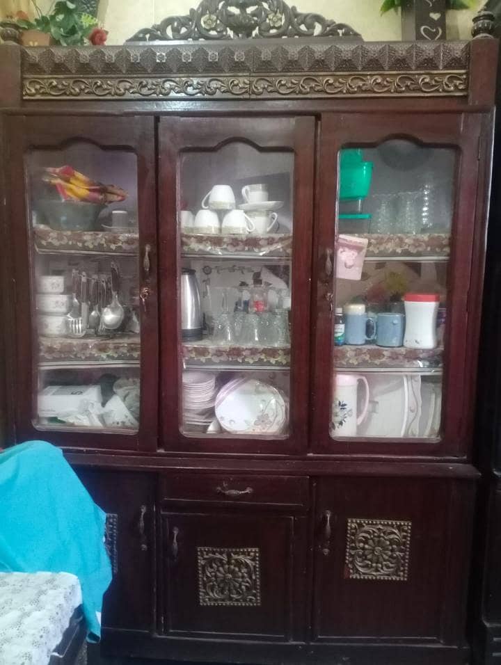 Dressing Table , Showcase & Bed without Mattress 1
