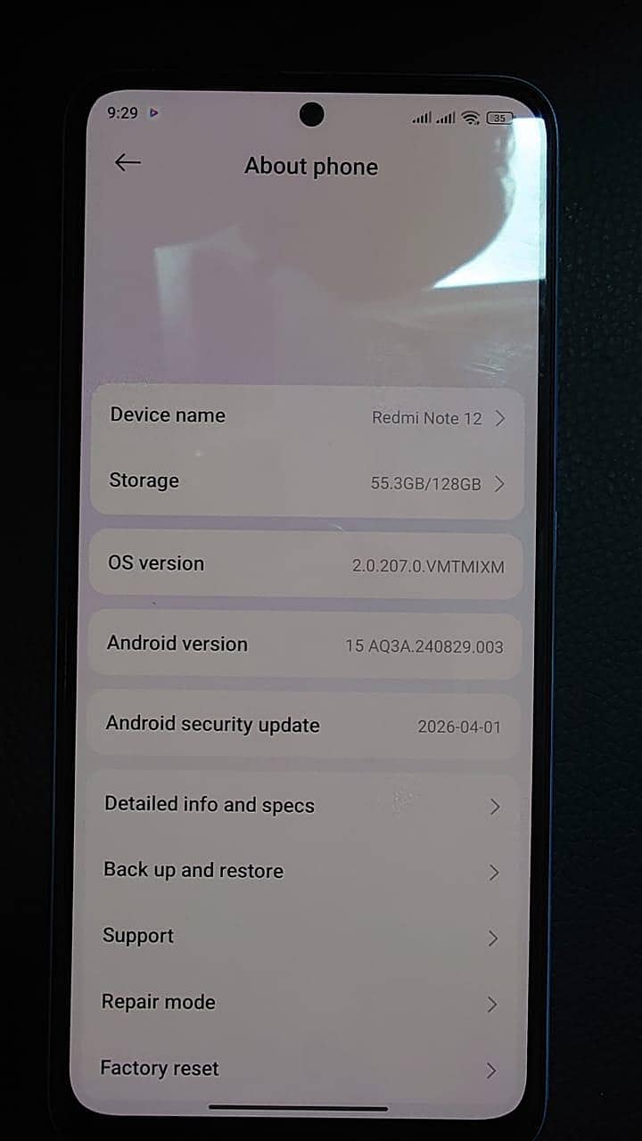 Redmi note 12 6