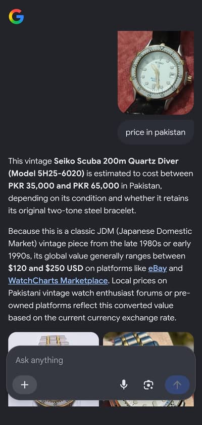 Vintage Seiko Scuba 200m Quartz Diver Watch – White Dial Two-Tone