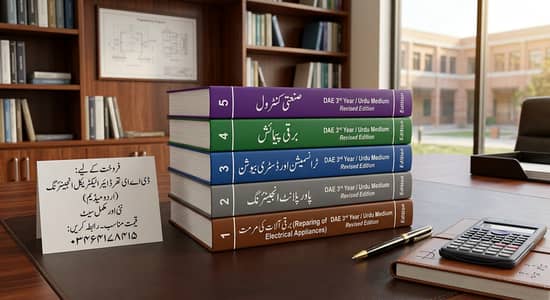 DAE 3rd Year Full Book set in cheap price only 2 days used Urdu mediu