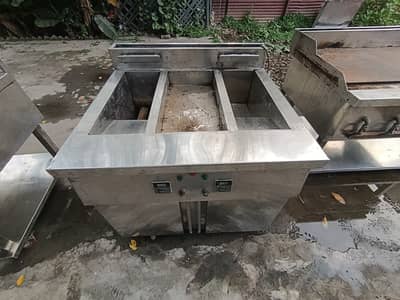 Commerical Stainless steel Deep Fryer Heavy Duty SS  Excellent