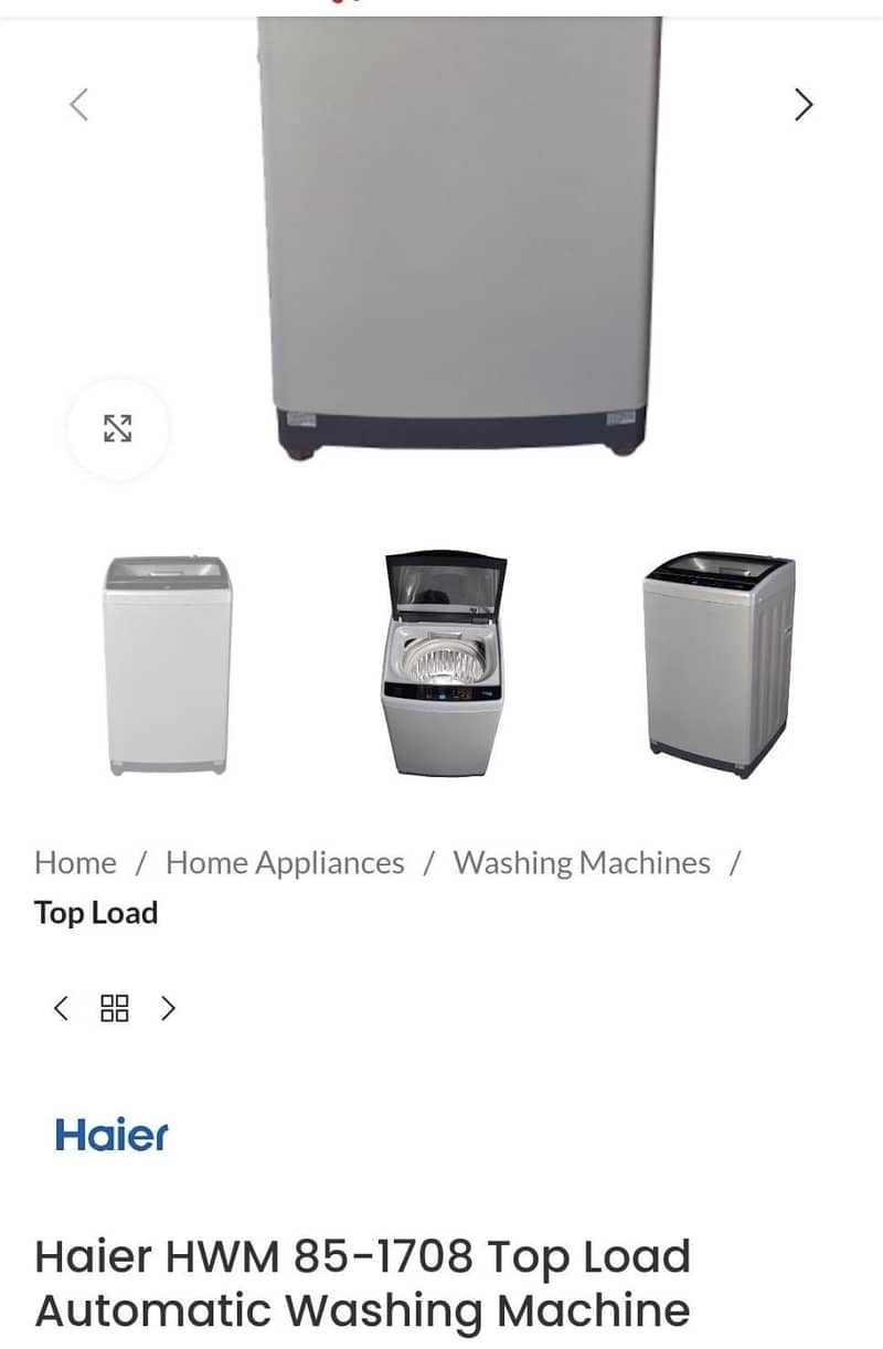 Haier Top Load Automatic Washing Machine 0