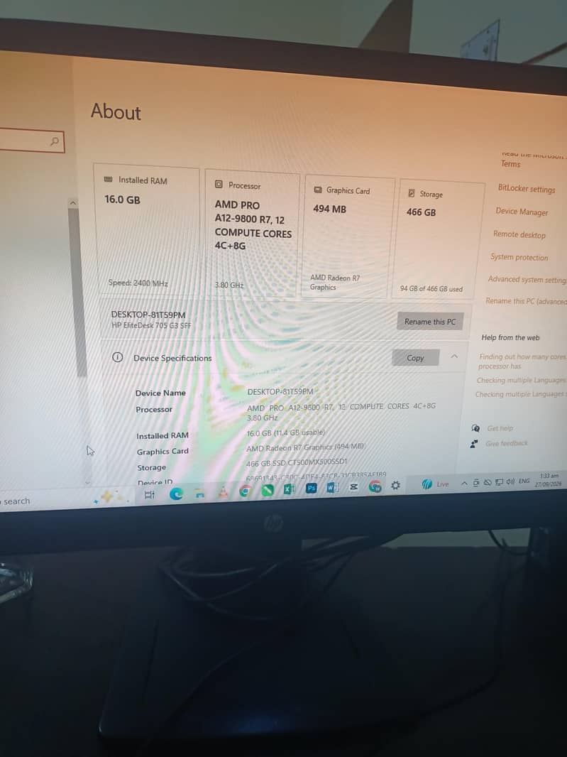 AMD pro A12 0