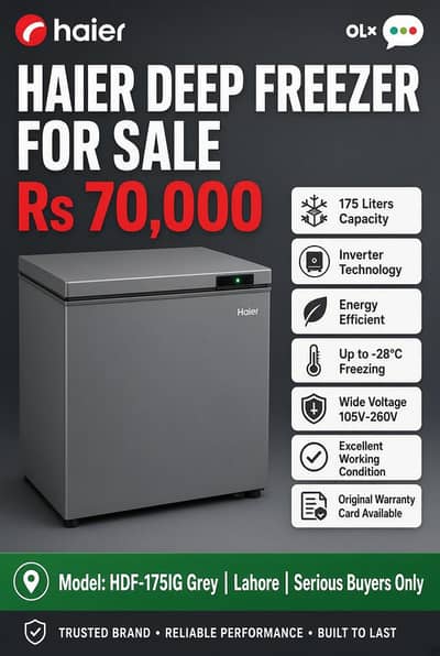 Haier Deep Freezer