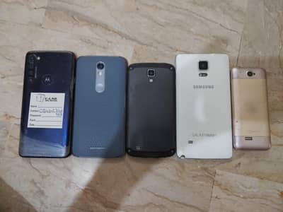 Motorola , Samsung , QMobile for parts