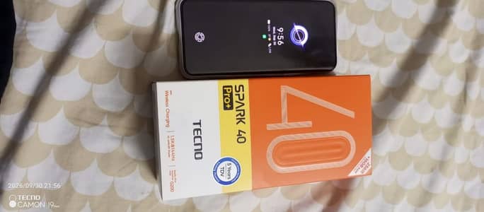 techno spark 40 pro plus in brand new condition purchased on 22_9_2026