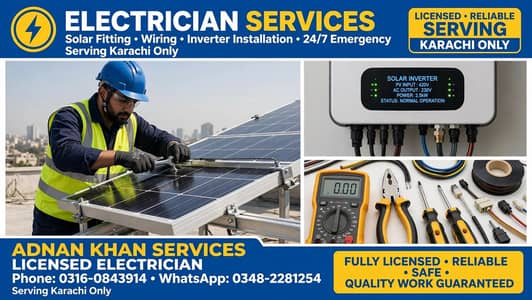 electrician works all karachi