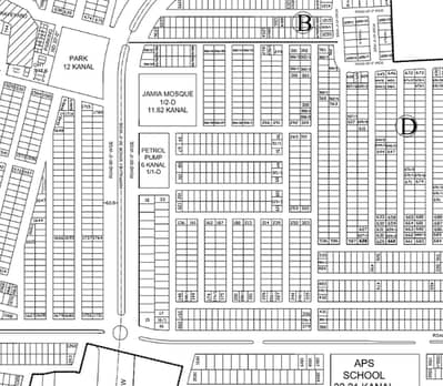 Plot near D 137 facing 8 Marla & back of 120' Main road