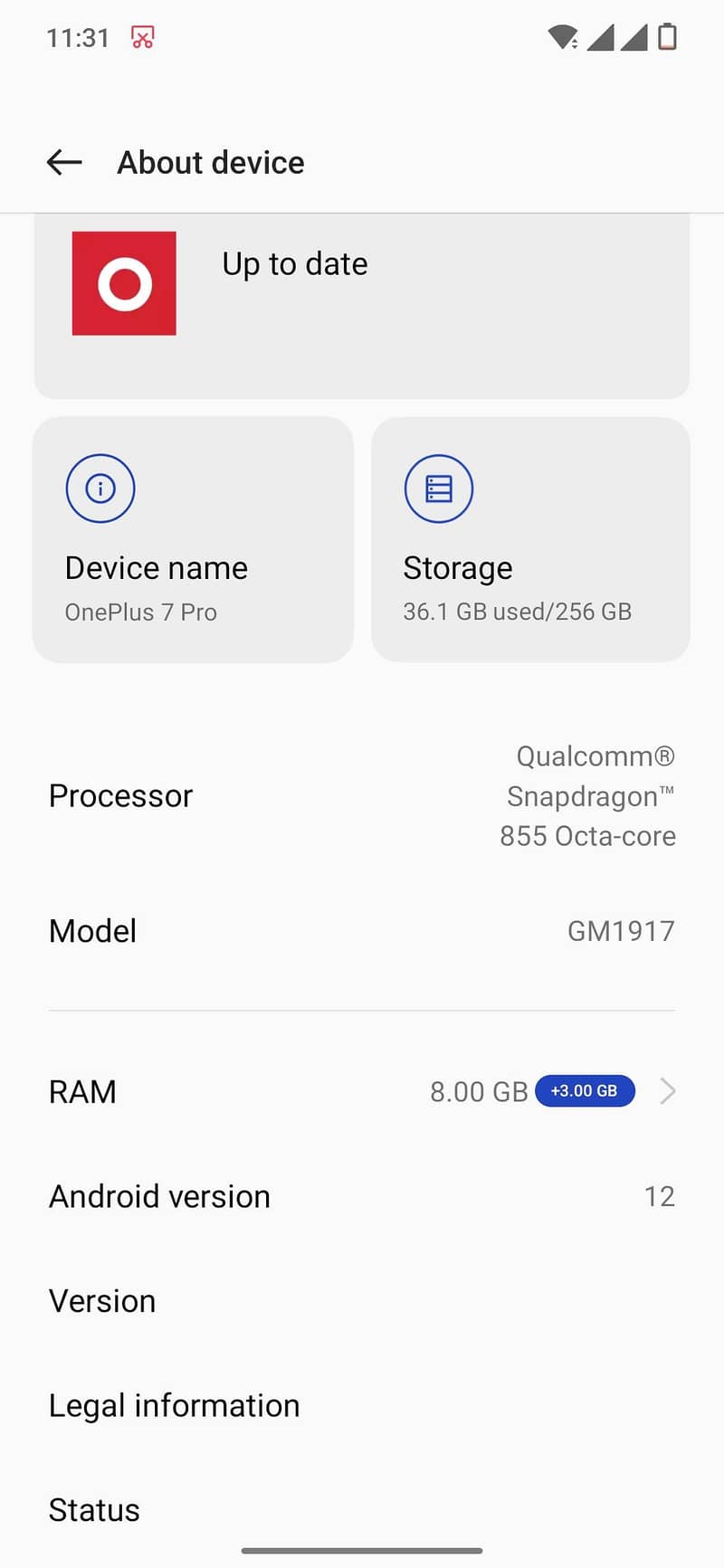 One Plus 7 Pro 0