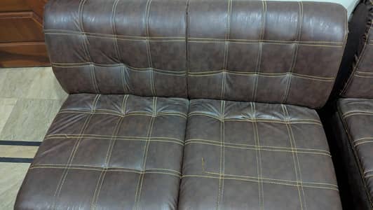 Office and home sofa set available 2 seater 1 seater 1 seater