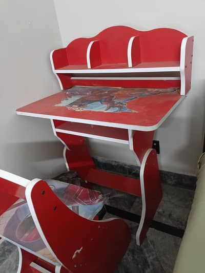 chair and table