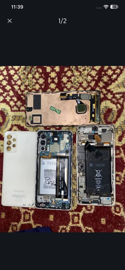 Samsung Mobile A72 or pixel 7 pro parts etc