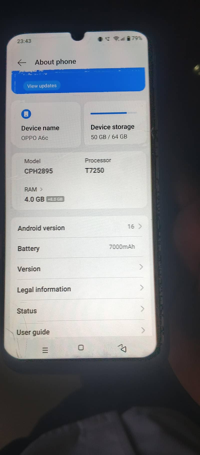 OPPO A6s 0