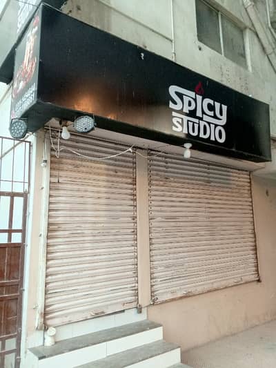 12X25 Shop For Sale in Munawr chowrangi