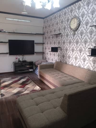 2Bed Flat For in Jinnah Tower Sale Near Munawr Chowrangi Johar