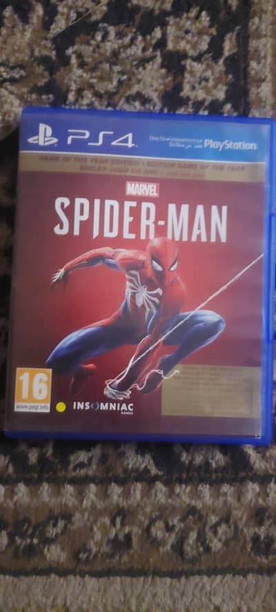 Marve Spider man orignal disc