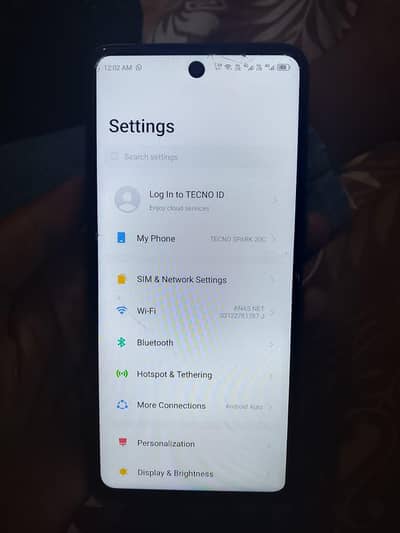 TECNO SPARK 20C 4/128 ONLY MOBILE