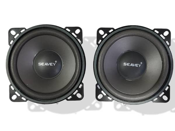 2Pcs 4 inches 4ohms 80W Car Speakers Submersible Buffer Speakers