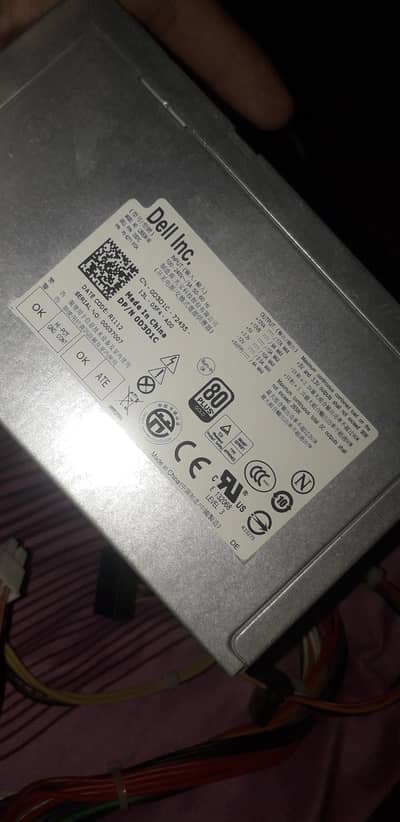 Original Dell 265W Power Supply - 80 PLUS GOLD Certified