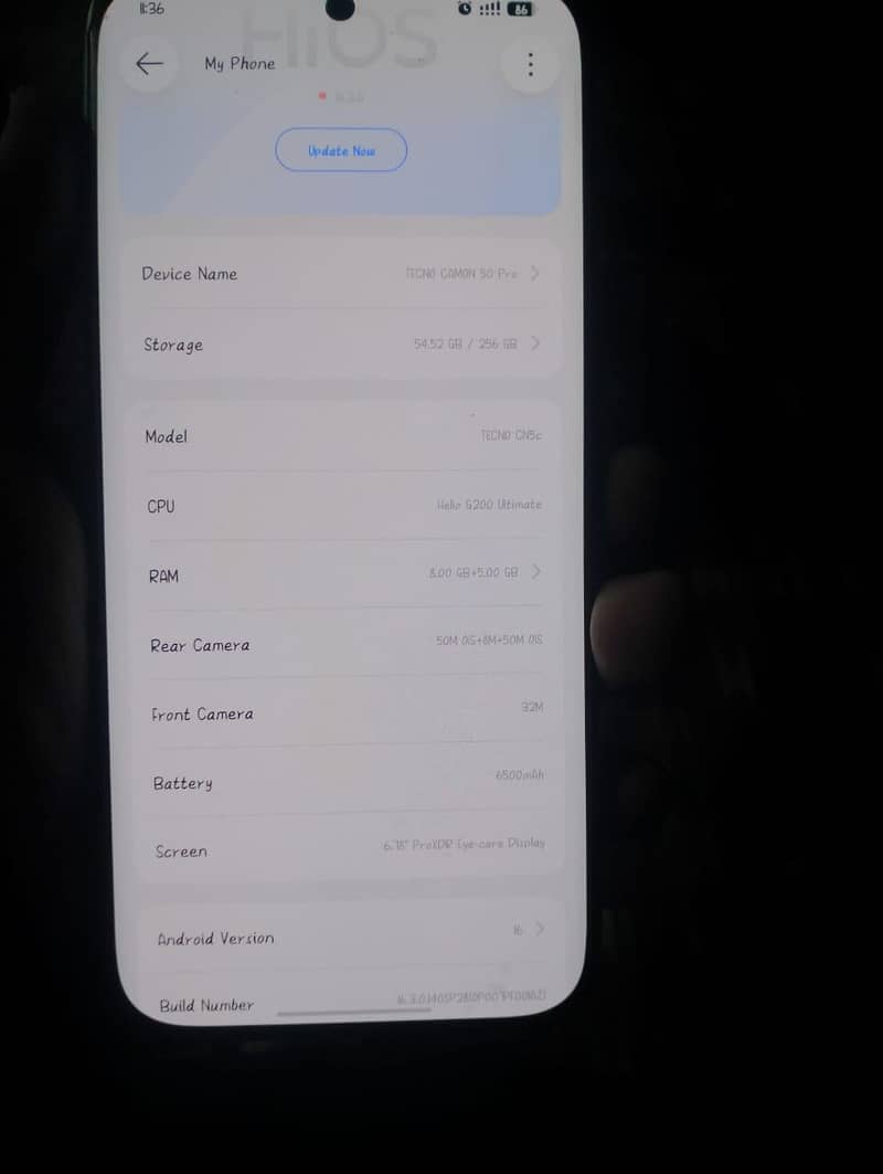 Tecno camon 50 pro 12