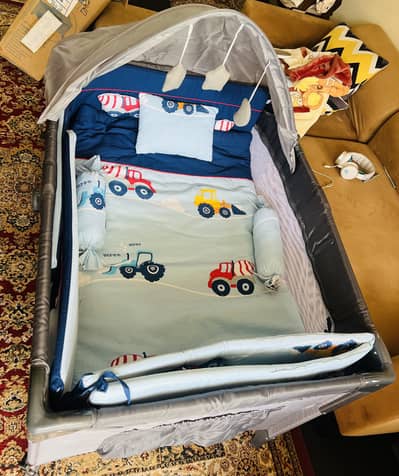 Priori Baby Playpen CotlSleeper + Changing Station-excellent condition