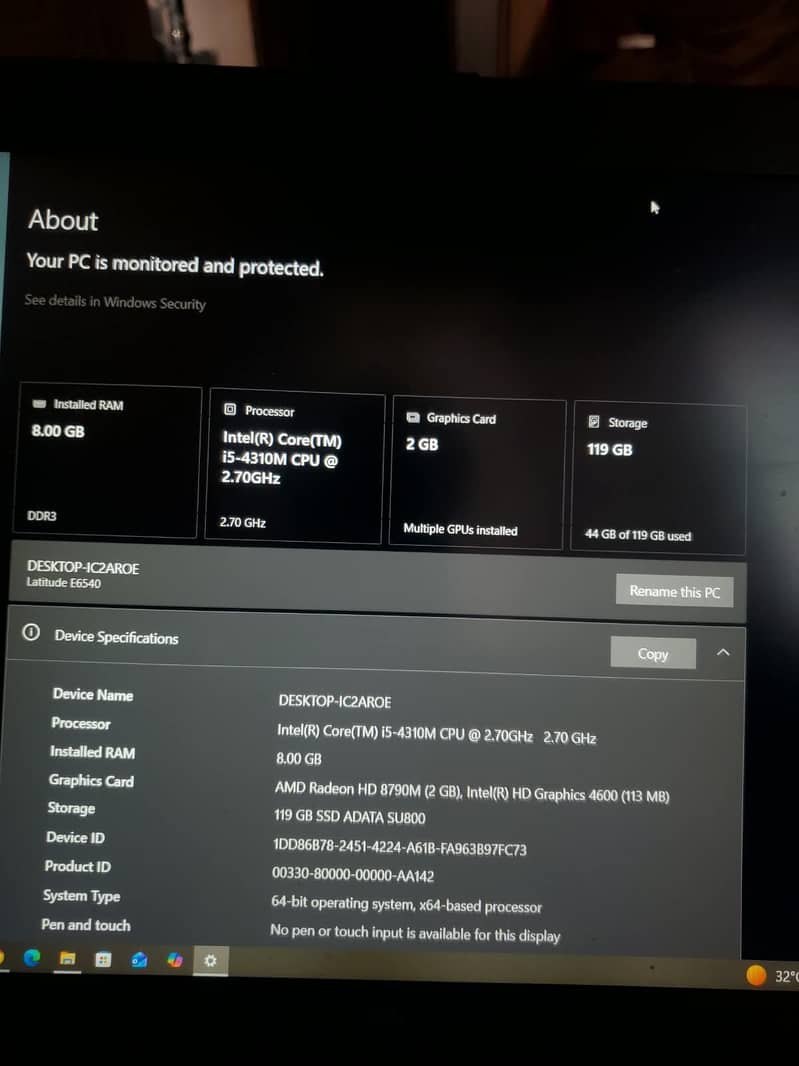 Dell Latitude E6540 3