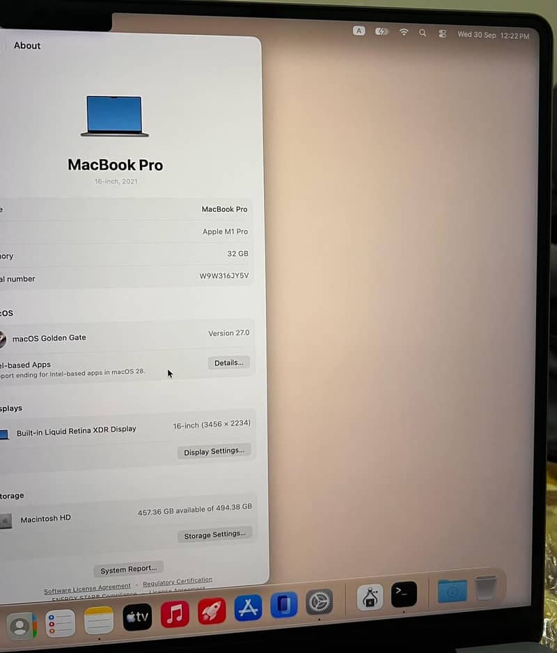 MacBook Pro M1 9
