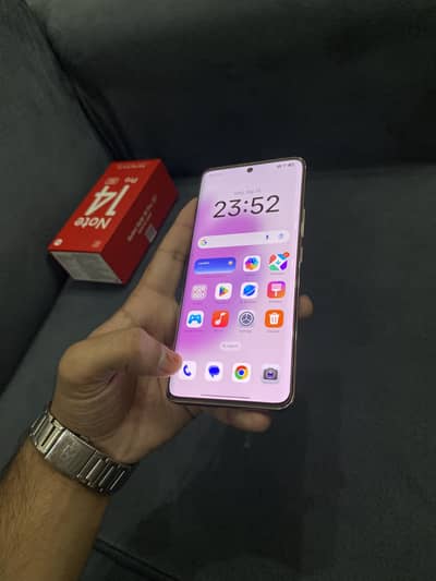 REDME NOTE 14Pro 5G WITH BOX A1 CONDITION LIKE FULL NEW 8 GB RAM 256GB